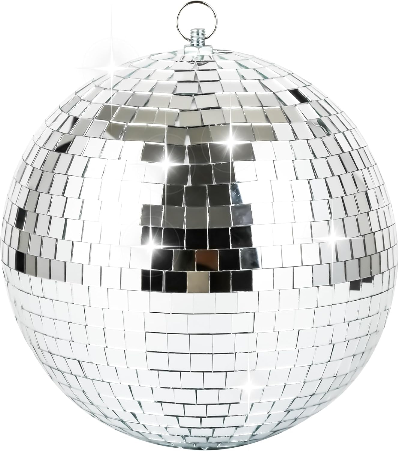 8" Disco Ball Decor Hanging Mirror Ball for Big Party Decorations Wedding Home