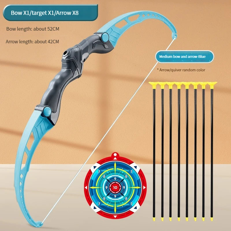 52cm Children's Bow and Arrow Archery Set for Outdoor Practice with Target - Ideal Gift for Boys and Kids