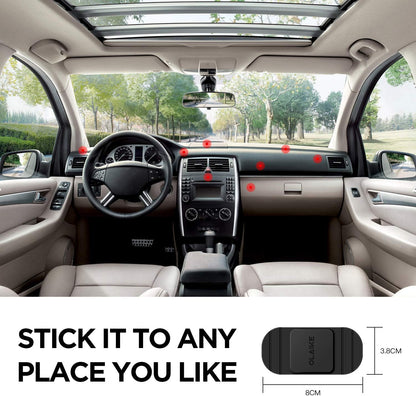 Car Mount for Auto,Car Mount Bracket Holder - Bendable Base - Stick to Flat or Oblique Car Face with 3M Tape - New Universal Dashboard Car Mount Fits for All Cars,Base