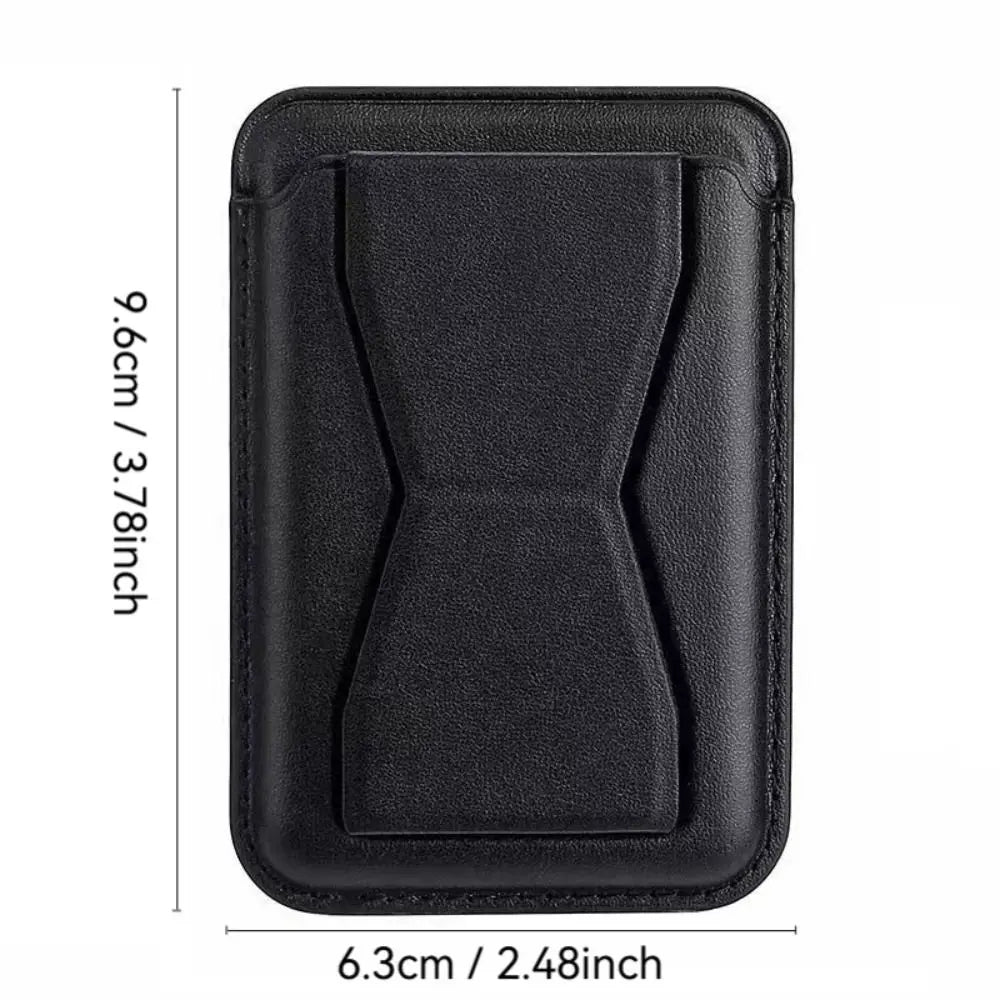 For Magsafe Wallet Phone Card Holder Safety Accessories Wallet Case Anti-Theft Leather Card Bag for Iphone 15 14 13 Promax