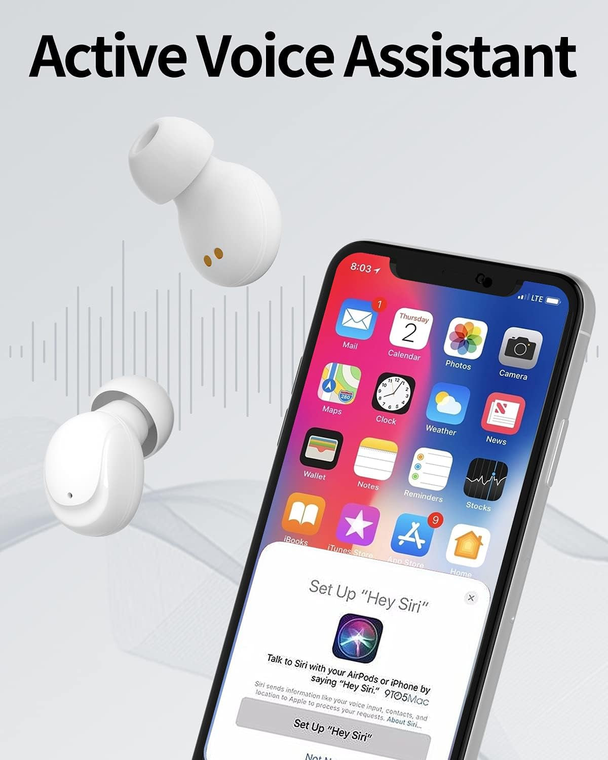 Wireless Earbuds Mini Bluetooth Earbuds with Microphone in Ear Wireless Headphones Earbuds Small Wireless Earbuds for Android & Ios Wireless Earbuds for Small Ears Sweatproof Earbuds for Workout