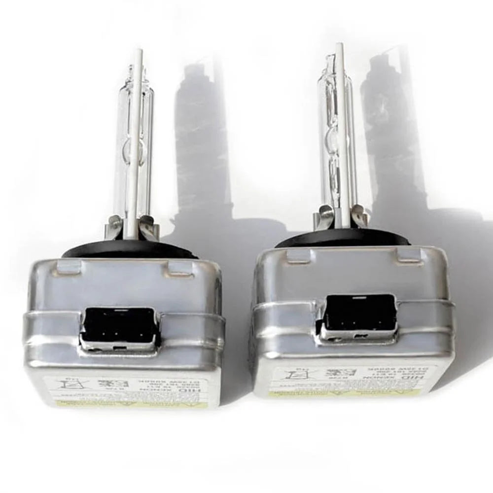 D1R 35W 6000K Color White HID Xenon Replacement Headlight Bulbs Pair Set X2 NEW