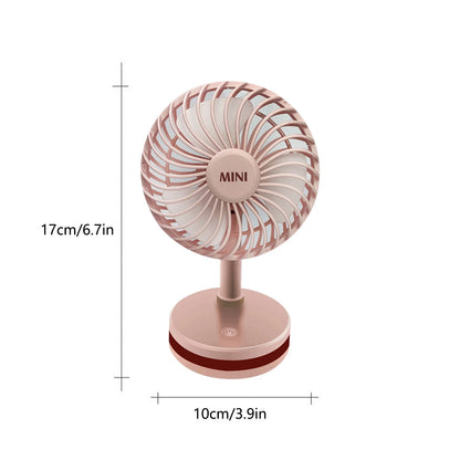 Portable Fan Desk Fan Small Fan Mini Fan Portable Desktop Small Fan Mini Handheld Fan with Led Light Holder Usb Rechargeable Desktop Fan Portable Fan Home Office Travel