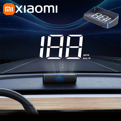 Xiaomi Car Speedometer HUD Head up Display Digital Speed Meter Windshield Projector Vehicles Truck Auto Electronics Accessories