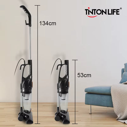 Portable Handheld Wired Vacuum Cleaner with Push Rod Functionality