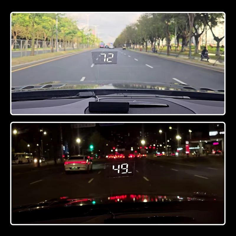 Xiaomi Car Speedometer HUD Head up Display Digital Speed Meter Windshield Projector Vehicles Truck Auto Electronics Accessories