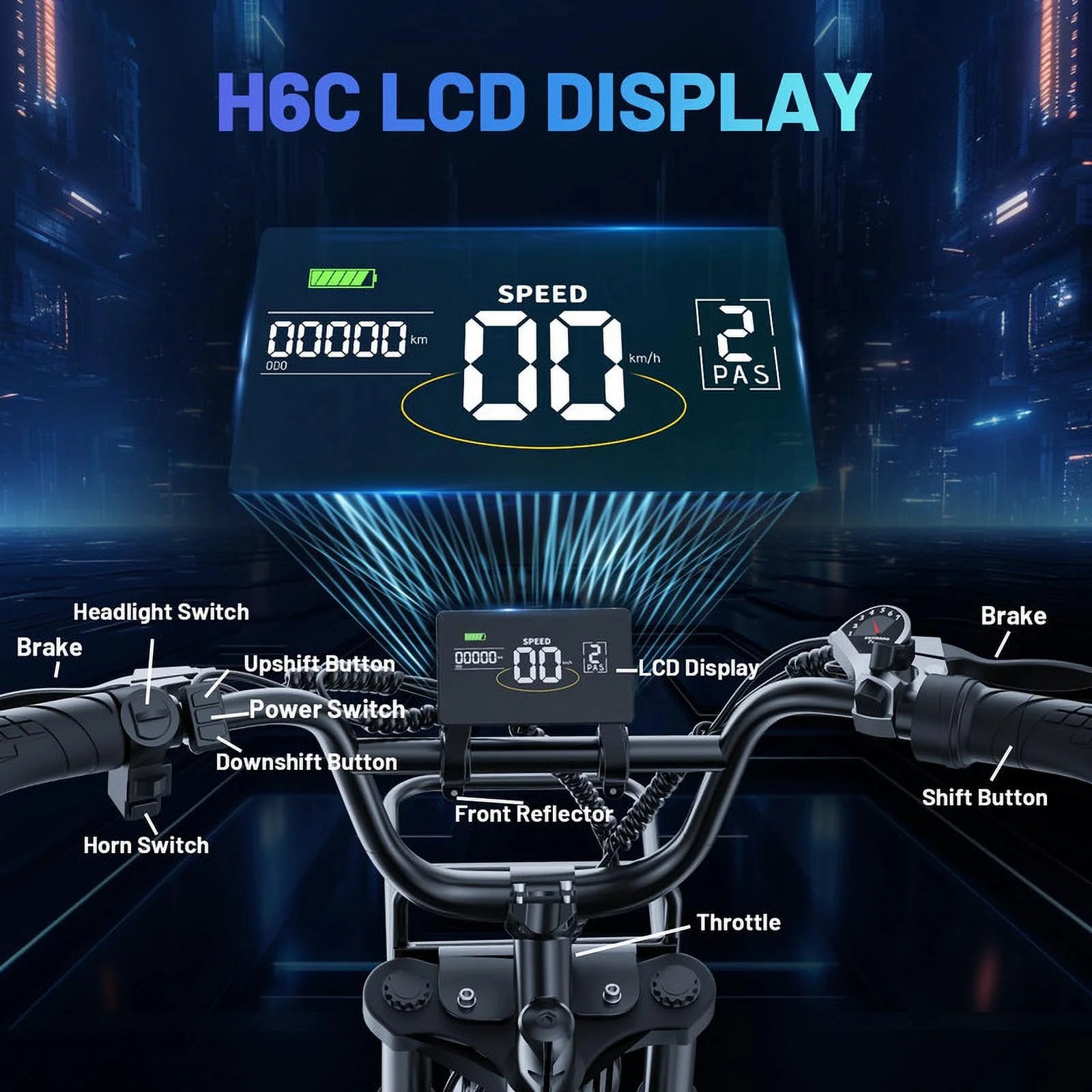 Electric Bike for Adults, 20" Ebike 750W 31 MPH, 48V 20Ah Battery, Mountain Bike UL2849