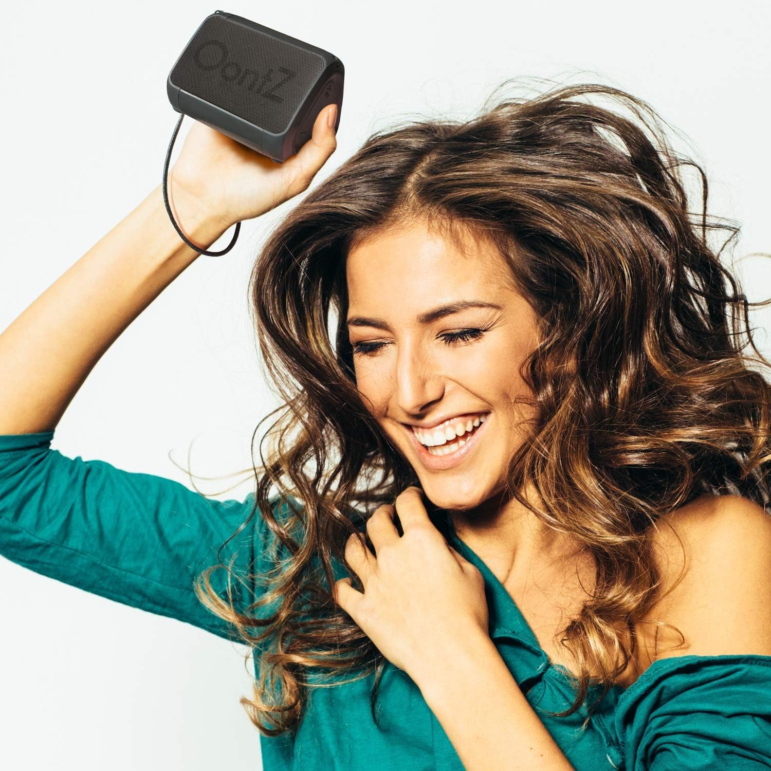 Oontz Angle Solo Portable Bluetooth Speaker 5.0-5W Sound, 10-Hr Battery, 100Ft Wireless Range, IPX5 Water-Resistant, Budget-Friendly Small Speaker for Travel, Party, Outdoor or Home (Black)