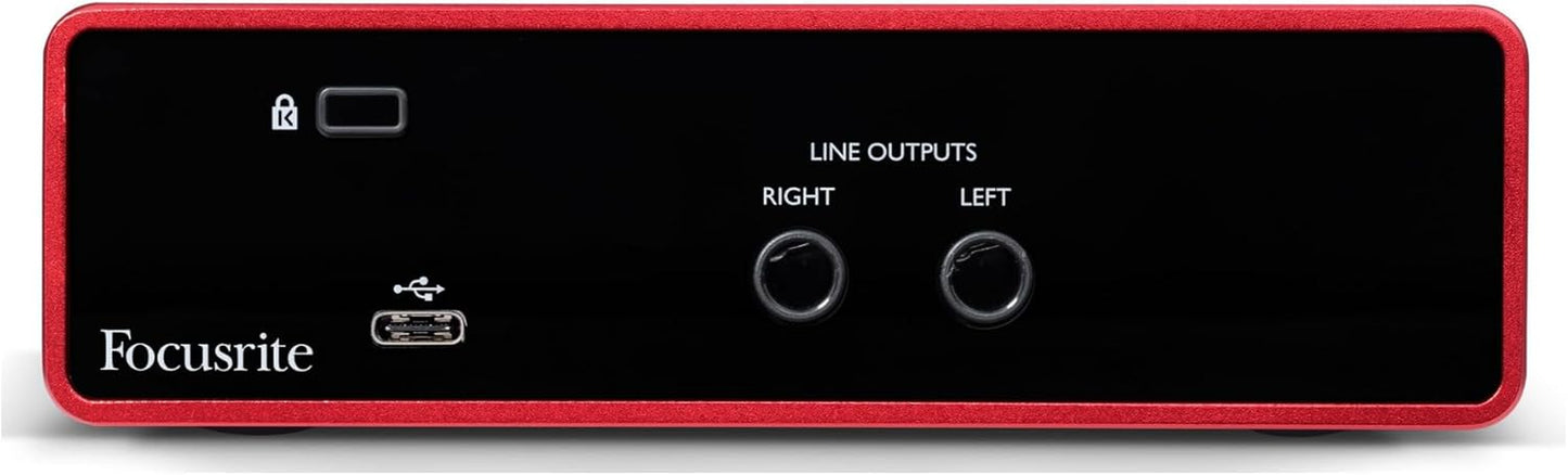 Scarlett Solo Studio 3Rd Gen USB Audio Interface Bundle for the Guitarist, Vocalist or Producer with Condenser Microphone and Headphones for Recording, Songwriting, Streaming, and Podcasting