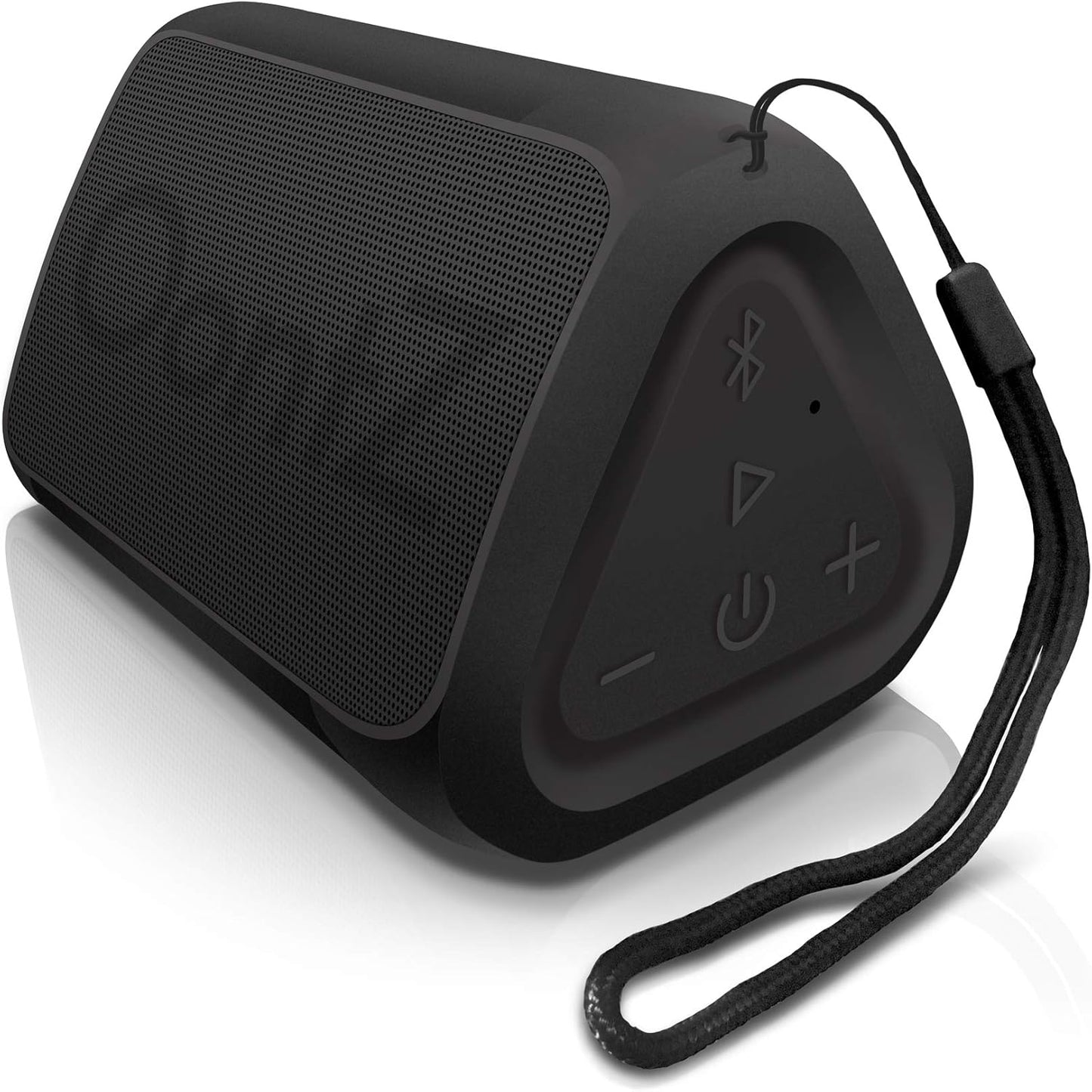 Oontz Angle Solo Portable Bluetooth Speaker 5.0-5W Sound, 10-Hr Battery, 100Ft Wireless Range, IPX5 Water-Resistant, Budget-Friendly Small Speaker for Travel, Party, Outdoor or Home (Black)