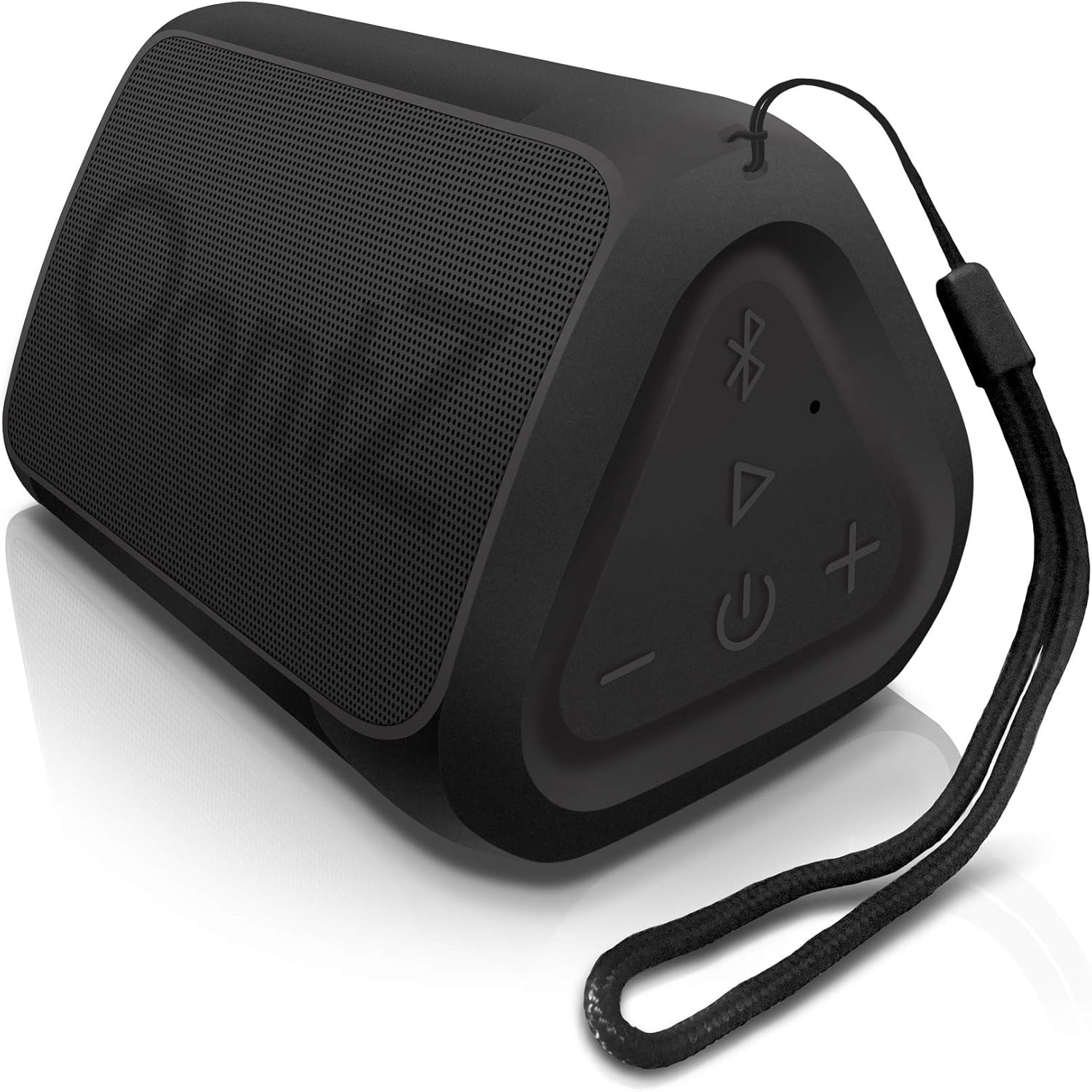 Oontz Angle Solo Portable Bluetooth Speaker 5.0-5W Sound, 10-Hr Battery, 100Ft Wireless Range, IPX5 Water-Resistant, Budget-Friendly Small Speaker for Travel, Party, Outdoor or Home (Black)