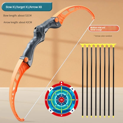 52cm Children's Bow and Arrow Archery Set for Outdoor Practice with Target - Ideal Gift for Boys and Kids