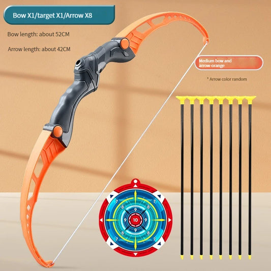 52cm Children's Bow and Arrow Archery Set for Outdoor Practice with Target - Ideal Gift for Boys and Kids
