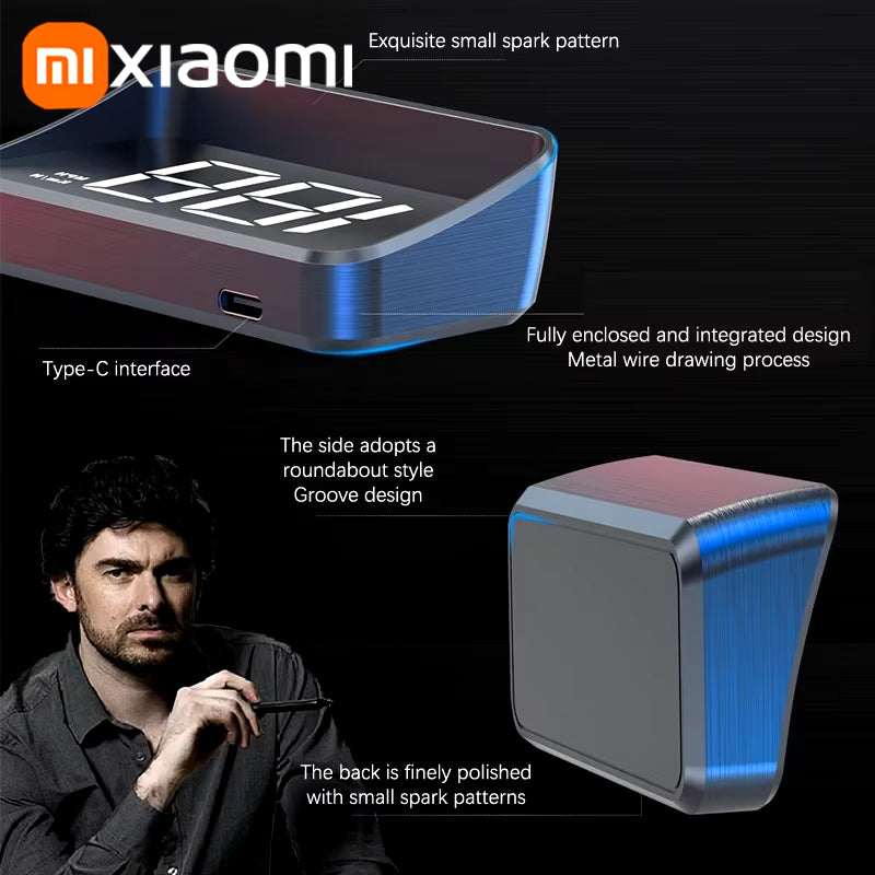 Xiaomi Car Speedometer HUD Head up Display Digital Speed Meter Windshield Projector Vehicles Truck Auto Electronics Accessories