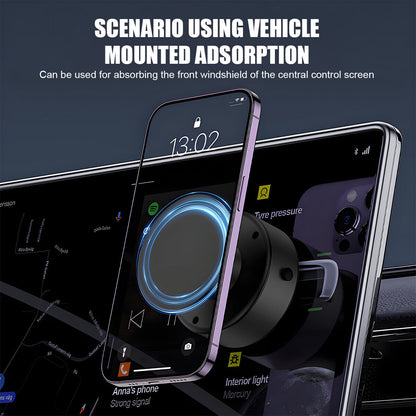 360° Rotation Electric Magnetic Vacuum Suction Cup Car Phone Holder Stand Mount