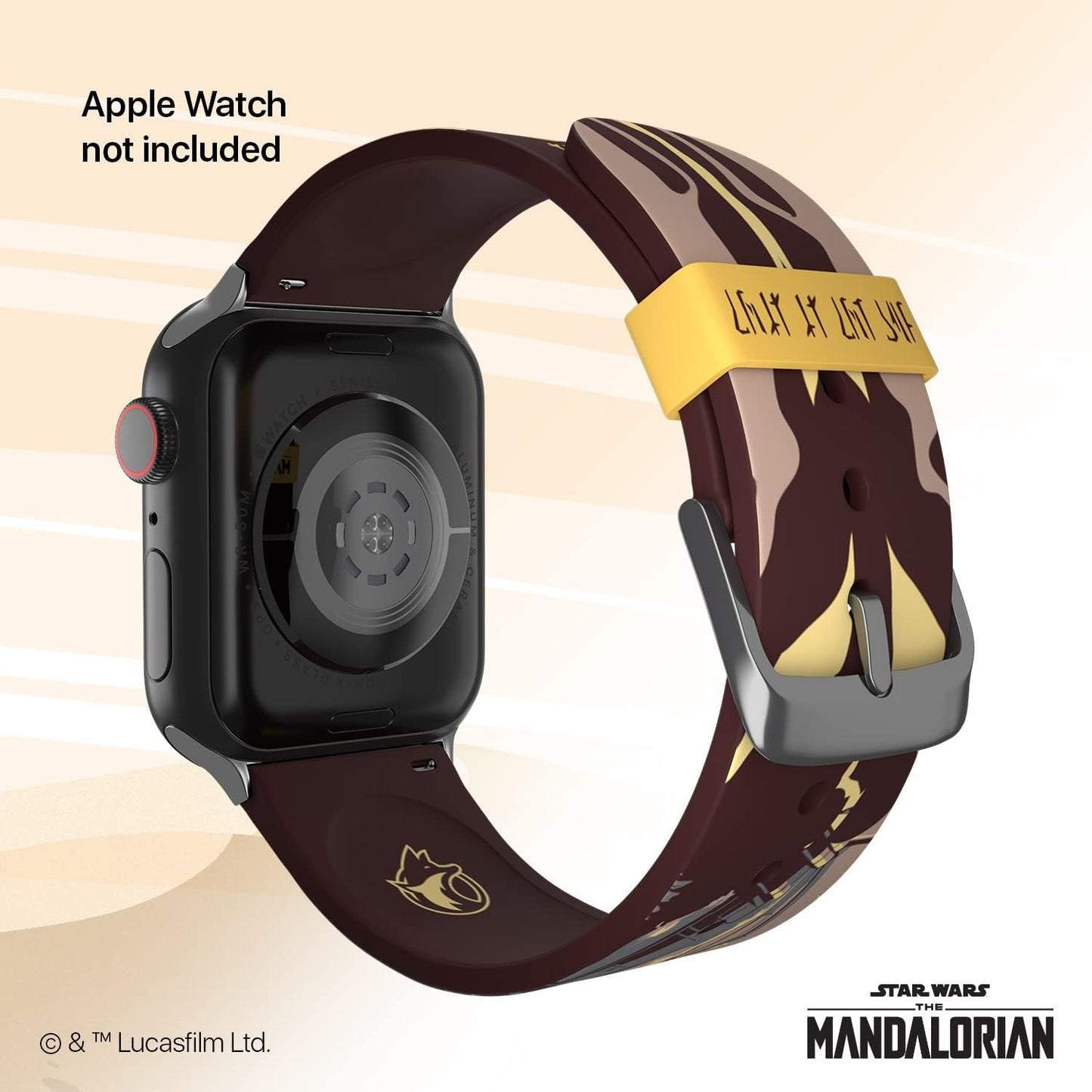 Star Wars: the Mandalorian Officially Licensed Smartwatch Band (Watch Not Included)