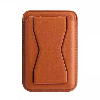 For Magsafe Wallet Phone Card Holder Safety Accessories Wallet Case Anti-Theft Leather Card Bag for Iphone 15 14 13 Promax