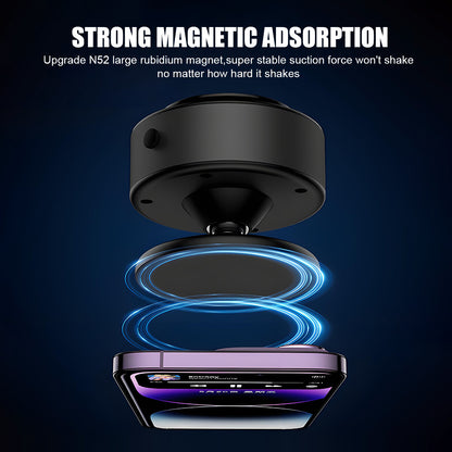 360° Rotation Electric Magnetic Vacuum Suction Cup Car Phone Holder Stand Mount