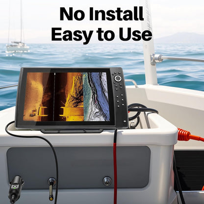 12V Power Cord for Humminbird Fish Finder Charger Fits for Humminbird for Helix 7/5/8/9/10/12/15, for All ICE for Helix, All ICE Flasher Models 720105-1 Fishfinders AC Adapter