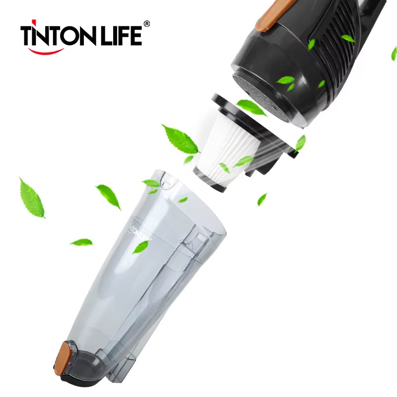 Portable Handheld Wired Vacuum Cleaner with Push Rod Functionality