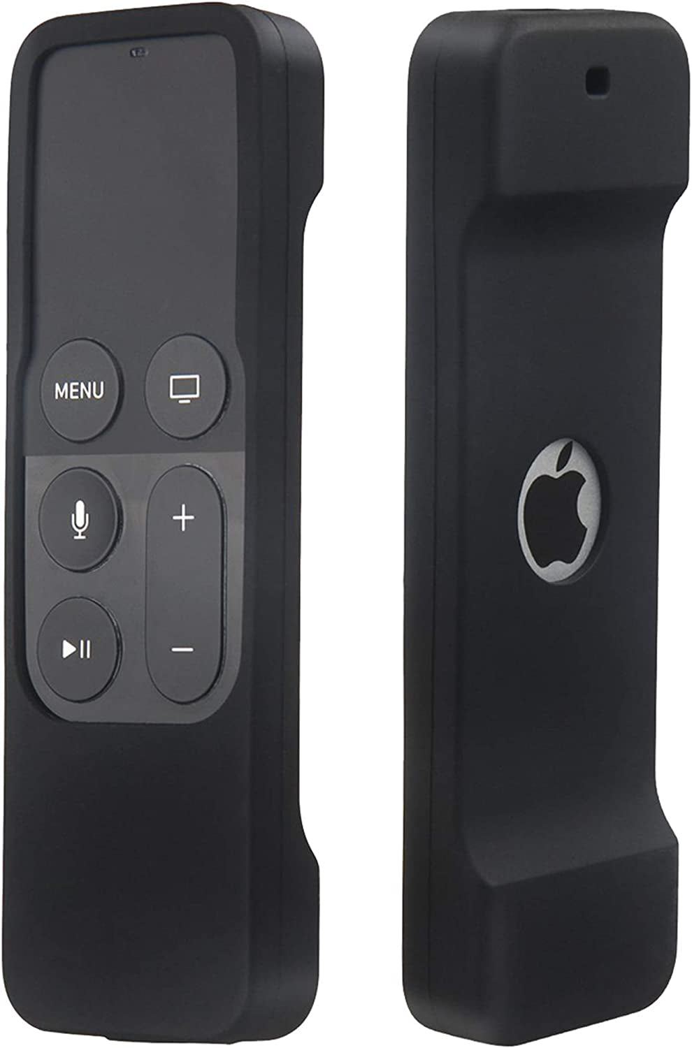 Remote Case Compatible with Apple TV 4K (5Th) and 4Th Generation,  Shock Proof Silicone Remote Cover Case Compatible with Apple TV 4Th Gen 4K 5Th Siri Remote Controller - Black