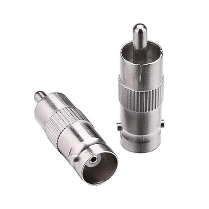 BNC to RCA (10 Pack) BNC Female to RCA Male, Connector, Adaptor, for CCTV