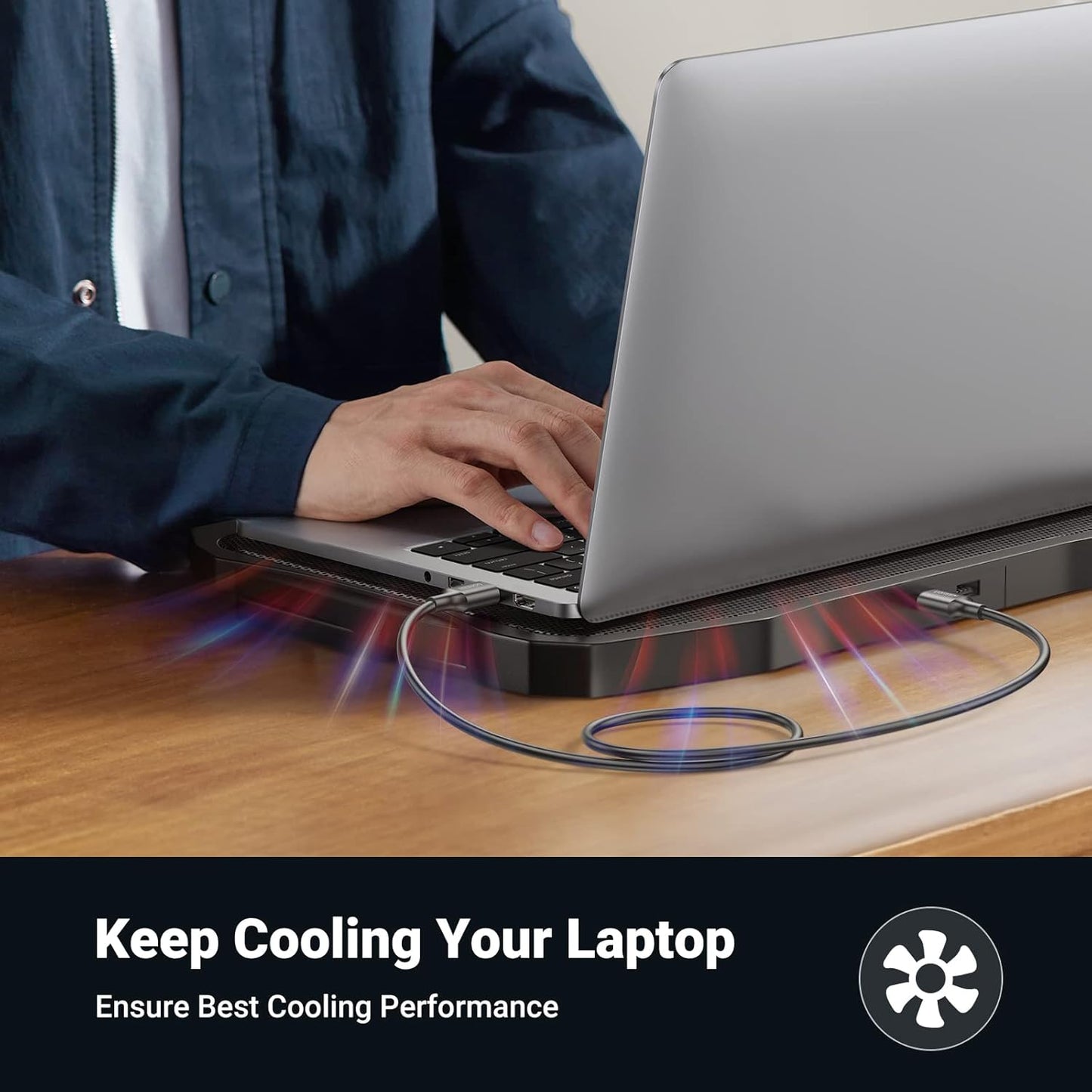 USB to USB, 5 Gbps USB 3.0 Cable, Nylon Durable Male to Male Cable, Compatible with Hard Drive, Cooling Fan/Pad, Camera, DVD Player, TV, Flash Light, Hub, Monitor, Speaker, and More 3.3 FT