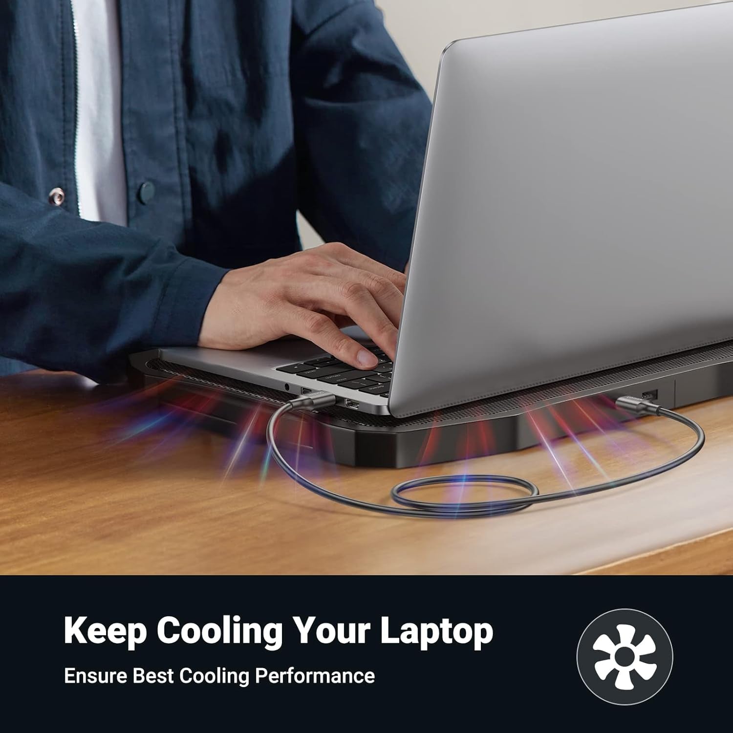 USB to USB, 5 Gbps USB 3.0 Cable, Nylon Durable Male to Male Cable, Compatible with Hard Drive, Cooling Fan/Pad, Camera, DVD Player, TV, Flash Light, Hub, Monitor, Speaker, and More 3.3 FT