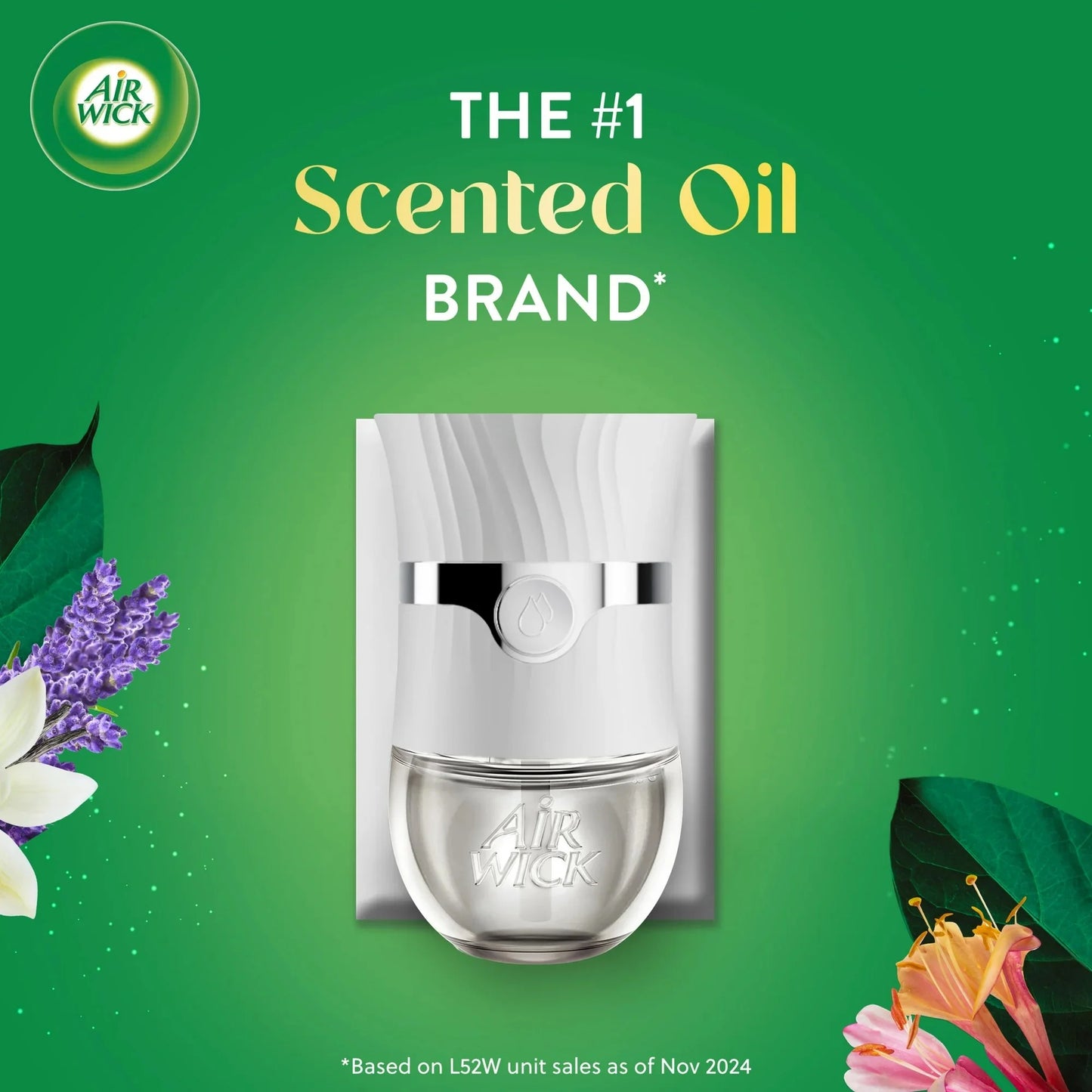 (2 Pack)  Plug-In Scented Oil Air Freshener Warmer Starter Kit, Lavender and Chamomile, 2 Piece