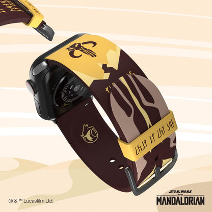 Star Wars: the Mandalorian Officially Licensed Smartwatch Band (Watch Not Included)