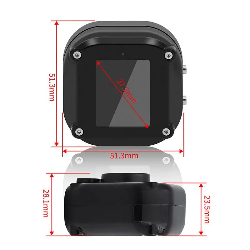 Motorcycle Tire Pressure Monitor Digital Display External Motorcycle Wireless Tire Pressure Detector