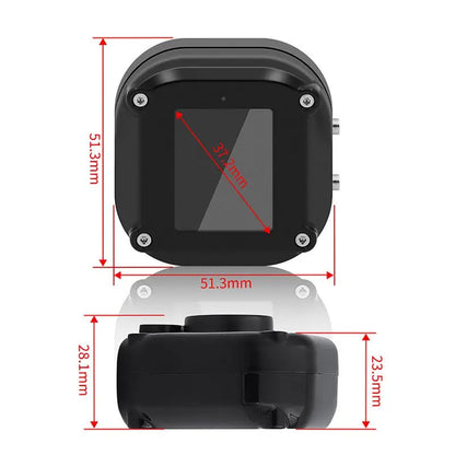 Motorcycle Tire Pressure Monitor Digital Display External Motorcycle Wireless Tire Pressure Detector