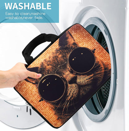 11 11.6 12 12.1 12.5 Inch Laptop Carrying Bag Chromebook Case Notebook Ultrabook Bag Tablet Travel Cover Neoprene Sleeve for Apple Macbook Air Samsung Google Acer HP DELL Lenovo Asus Cat