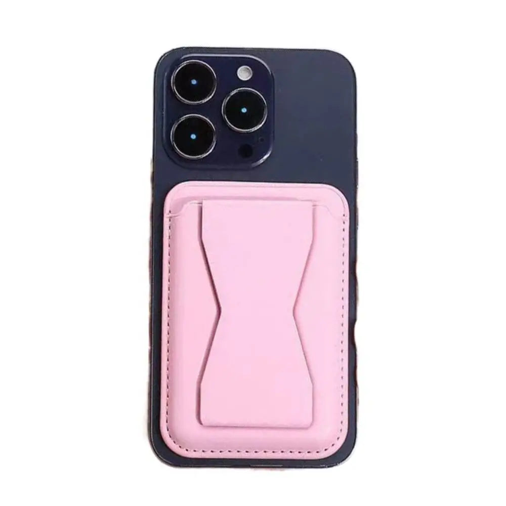 For Magsafe Wallet Phone Card Holder Safety Accessories Wallet Case Anti-Theft Leather Card Bag for Iphone 15 14 13 Promax