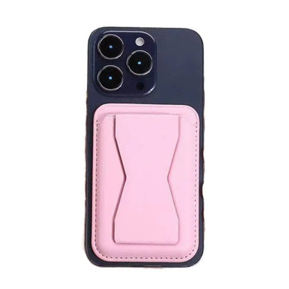 For Magsafe Wallet Phone Card Holder Safety Accessories Wallet Case Anti-Theft Leather Card Bag for Iphone 15 14 13 Promax