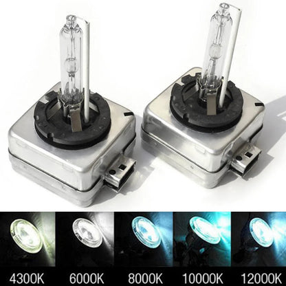 D1R 35W 6000K Color White HID Xenon Replacement Headlight Bulbs Pair Set X2 NEW